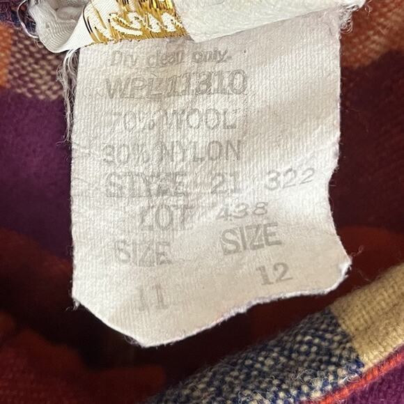 Tami San Fransisco Vintage 60s 70s Wool Plaid Pants Womens 11/12 High Rise - Picture 7 of 7